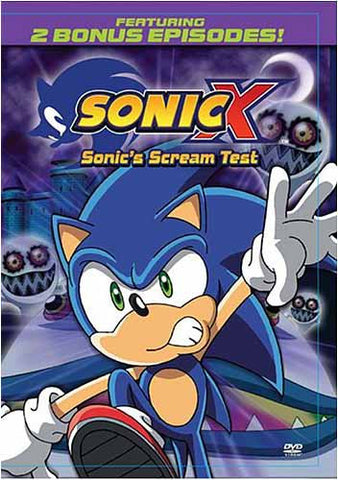 Sonic X - Sonic's Scream Test - Vol. 5 DVD Movie 