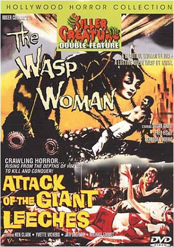 The Wasp Woman - Attack of the Gaint Leeches DVD Movie 