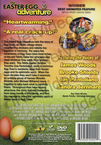 The Easter Egg Adventure DVD Movie 