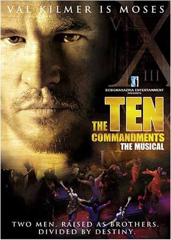 The Ten Commandments - The Musical DVD Movie 