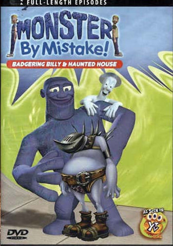 Monster By Mistake Badgering Billy & Haunted House DVD Movie 