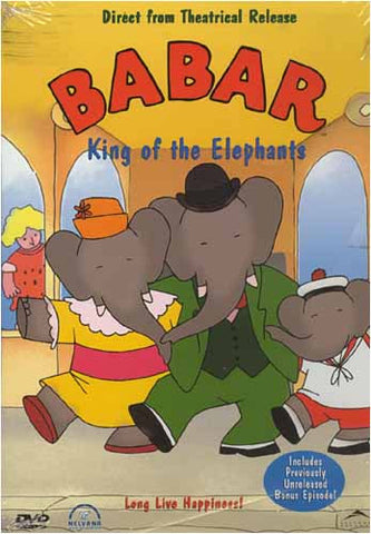 Babar - King Of The Elephants (Yellow Cover) DVD Movie 