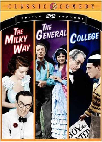 Classic Comedy Triple Feature - The Milky way/The General/College DVD Movie 