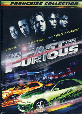 The Fast and the Furious Franchise Collection(The Fast and the Furious and 2 Fast 2 Furious)(Boxset) DVD Movie 