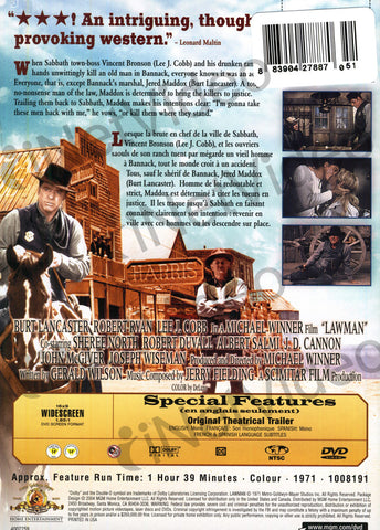 Lawman (MGM) (Bilingual) DVD Movie 