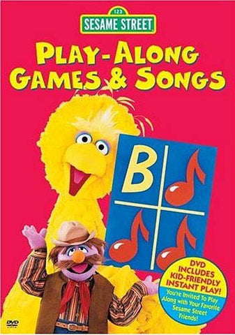 Play-Along Games and Songs - (Sesame Street) DVD Movie 