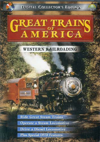Great Trains of America - Western Railroading DVD Movie 