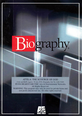 Attila - The Scourge of God (Biography) DVD Movie 