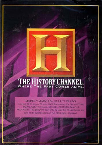 Modern Marvels - The Bullet Trains - The History Channel DVD Movie 