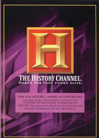 Save Our History - American Lighthouses - The History Channel DVD Movie 