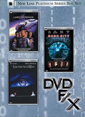 New Line Platinum Series Box Set - DVD F/X(Lost in Space/Dark City/The Lawnmower Man) (Boxset) DVD Movie 