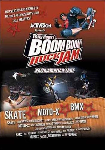 Tony Hawk's Boom Boom Huck Jam North American Tour DVD Movie 