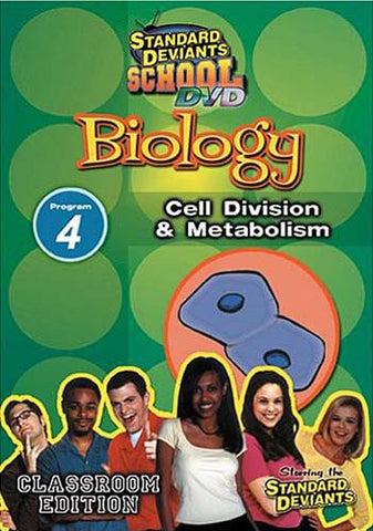 Standard Deviants School - Biology, Program 4 - Cell Division and Metabolism (Classroom Edition) DVD Movie 
