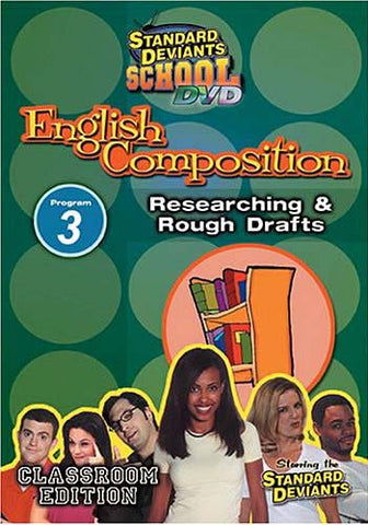 Standard Deviants School - English Composition - Program 3 - Researching and Rough Drafts DVD Movie 