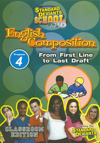 Standard Deviants School - English Composition - Program 4 - From First Line to Last Draft DVD Movie 
