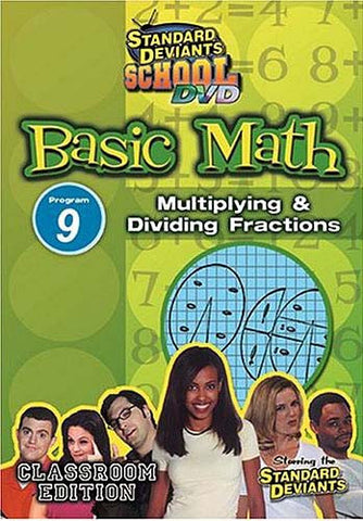 Standard Deviants School - Basic Math - Program 9 - Multiplying and Dividing Fractions DVD Movie 