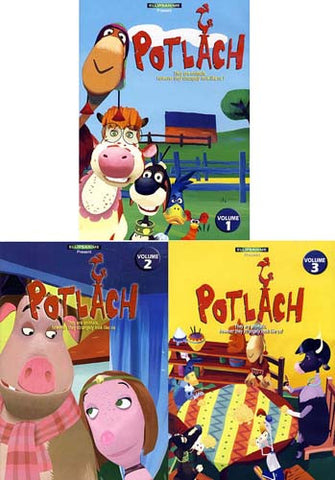 Potlach - Vol.1/2/3 (English Cover) (3 pack) DVD Movie 
