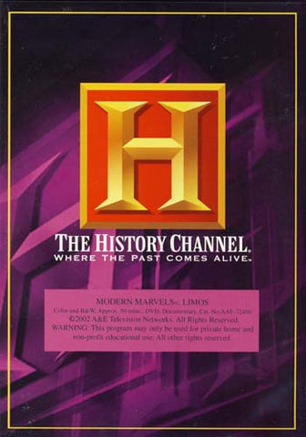Modern Marvels - Limos - The History Channel DVD Movie 