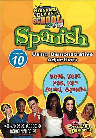 Standard Deviants School - Spanish - Program 10 - Using Demonstrative Adjectives DVD Movie 