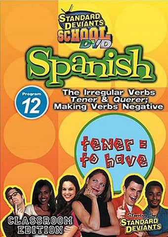 Standard Deviants School - Spanish - Program 12 - The Irregular Verbs Tener & Querer DVD Movie 