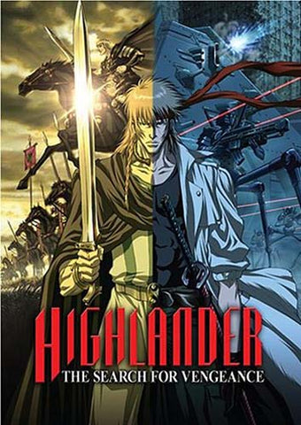 Highlander - The Search for Vengeance (Animated) DVD Movie 