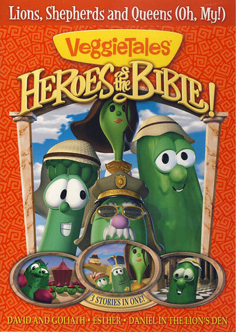 VeggieTales - Heroes of the Bible - Lions, Shepherds and Queens (Oh My!) DVD Movie 
