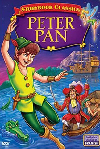 Peter Pan A Story Book Classic (Includes Audio In Spanish) DVD Movie 
