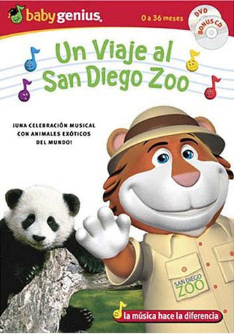 Baby Genius - A Trip to the San Diego Zoo (with bonus music CD) DVD Movie 