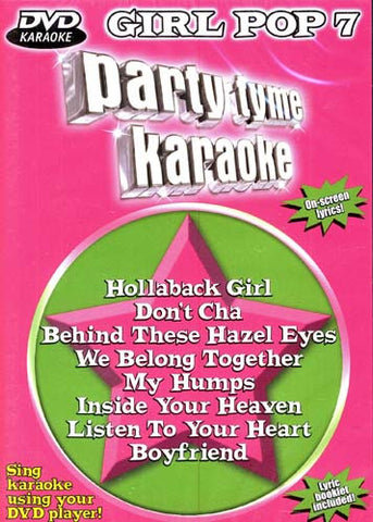 Party Tyme Karaoke: DVD Girl Pop, Vol. 7 DVD Movie 