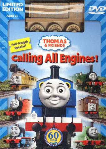 Thomas and Friends - Calling All Engines! (Limited Edition With Wooden Train Toy) (Boxset) DVD Movie 