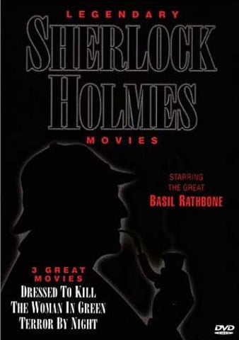 Legendary Sherlock Holmes (Dressed To Kill / The Woman In Green / Terror By Night) DVD Movie 