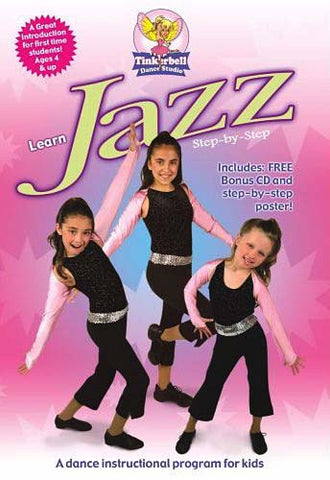 Tinkerbell Dance Studio - Learn Jazz Step-By-Step DVD Movie 