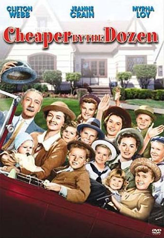 Cheaper By the Dozen (Clifton Webb) DVD Movie 