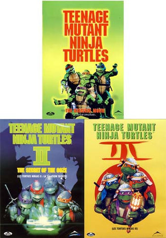 Teenage Mutant Ninja Turtles/Teenage Mutant Ninja Turtles 2/Teenage Mutant Ninja Turtles 3 (3 Pack) DVD Movie 