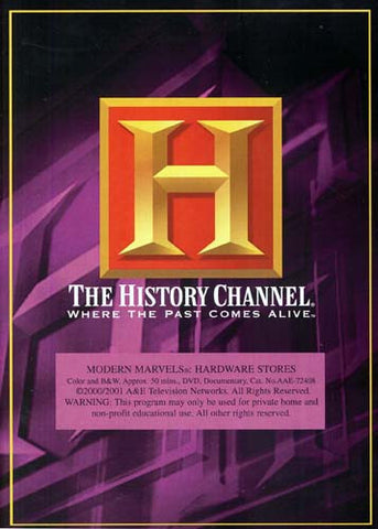 Modern Marvels - Hardware Stores - The History Channel DVD Movie 