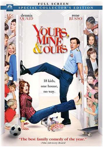 Yours, Mine And Ours (Full Screen Edition) (Dennis Quaid) (Bilingual) DVD Movie 