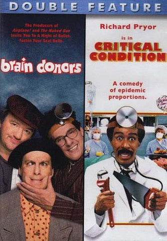 Brain Donors/Critical Condition (Double Feature) DVD Movie 
