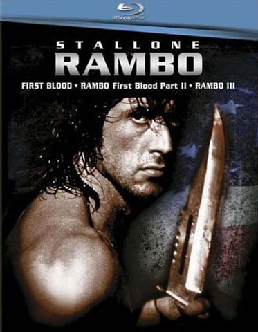 Rambo 1 - 3 (Rambo First Blood/Rambo - First Blood Part II/Rambo 3) (Bilingual) (Boxset) (Blu-ray) BLU-RAY Movie 