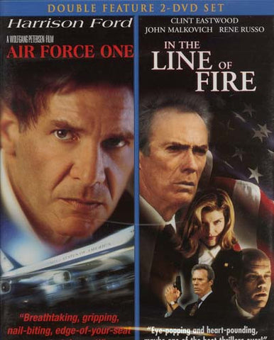 Air Force One/ In The Line Of Fire  (Double Feature) DVD Movie 
