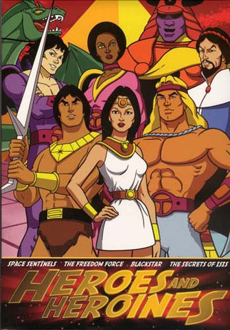 Heroes and Heroines (Space Sentinels/The Freedom Force/Blackstar/The Secrets Of Isis) (Boxset) DVD Movie 