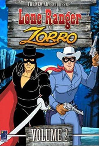 The New Adventures of the Lone Ranger and Zorro - Vol.2 (Boxset) DVD Movie 