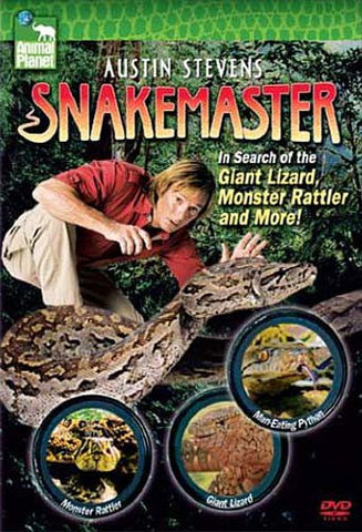 Austin Stevens, Snakemaster - In Search of the Giant Lizard, Monster Rattler and More DVD Movie 