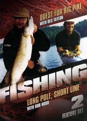 Fishing - Quest for Big Pike - Long Pole - Short Line - Feature Set - 2 DVD Movie 