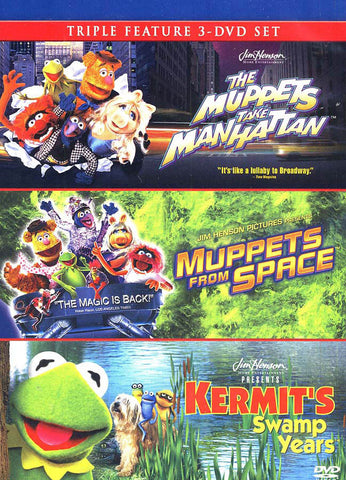 The Muppets Take Manhattan / Muppets From Space / Kermit s Swamp Years (Boxset) DVD Movie 