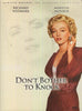 Don't Bother to Knock DVD Movie 