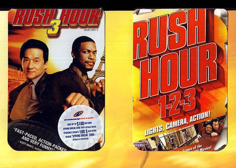 Rush Hour 3 (Rush Hour1-2-3 Behind The Scenes Book) (Boxset) DVD Movie 
