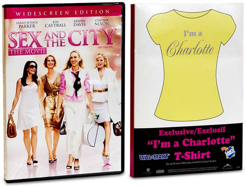 Sex And The City -The Movie - (Includes T-Shirt I'm a Charlotte) (Boxset) DVD Movie 