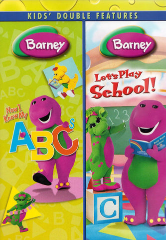 Barney (Now I Know My ABCs/Let s Play School) (Double Feature) (MAPLE) DVD Movie 