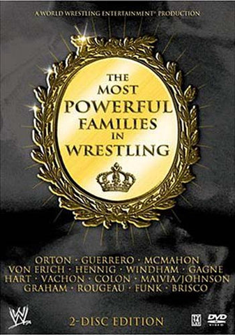 The Most Powerful Families In Wrestling (WWE) DVD Movie 