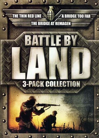 Battle by Land Movie Collection (Bridge At Remagen / Bridge Too Far / Thin Red Line) (Boxset) DVD Movie 